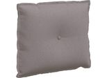 Vidaxl Cuscino Schienale Taupe 60 X 19 X 50 Cm In Tessuto