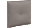 Vidaxl Cuscino Schienale Taupe 50 X 19 X 45 Cm In Tessuto