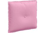 Vidaxl Cuscino Schienale Rosa 50 X 19 X 45 Cm In Tessuto