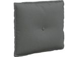 Vidaxl Cuscino Per Lo Schienale Grigio Scuro 50 X 19 X 45 Cm In Tessuto
