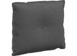 Vidaxl Cuscino Per Lo Schienale Grigio Scuro 60 X 50 Cm In Tessuto A Coste
