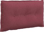 Vidaxl Cuscino Schienale Rosso Vino 80 X 19 X 50 Cm Tessuto