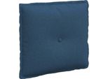Vidaxl Cuscino Per Lo Schienale Blu 50 X 19 X 45 Cm In Tessuto