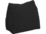 Vidaxl Cuscino Per Lo Schienale Nero 45 X 20 X 35 Cm In Tessuto