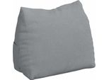 Vidaxl Cuscino Per Schienale Grigio Chiaro 45 X 20 X 35 Cm In Tessuto