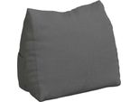 Vidaxl Cuscino Per Lo Schienale Grigio Scuro 60 X 20 X 50 Cm In Tessuto