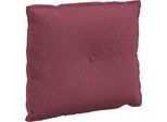 Vidaxl Cuscino Schienale Rosso Vino 60 X 19 X 50 Cm In Tessuto