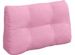 Vidaxl Cuscino Schienale Rosa 80 X 24 X 50 Cm In Tessuto