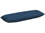 Vidaxl Cuscino Per Lo Schienale Blu 140 X 19 X 50 Cm In Tessuto