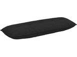 Vidaxl Cuscino Per Lo Schienale Nero 140 X 19 X 50 Cm In Tessuto