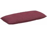 Vidaxl Cuscino Schienale Rosso Vino 120 X 19 X 50 Cm Tessuto