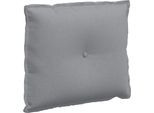 Vidaxl Cuscino Per Lo Schienale Grigio Chiaro 60 X 19 X 50 Cm In Tessuto