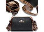 Camerazar Elegante Borsa Da Donna In Pelle Nera A Tracolla