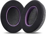 Inf Cuscinetti Auricolari In Tessuto Rinfrescante Per Cuffie Hyperx Cloud 2/3 - Nero Viola