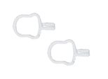 WäScheklammern Ruco "Clip", Weiß, B:2Cm H:0,5Cm L:4Cm, Kunststoff, Halteklammern, Handtuch-AufhäNger, Kunststoff, 30-Teilig