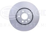 2X Hella 8DD 355 129-511 Disco Freno, Asse Anteriore