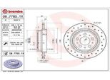 2X Disco Freno Brembo 08.7765.1X Per Volvo V70 Ii (285) S60 I (384) S80 I (184)