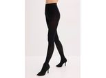 Strumpfhose BONPRIX Blickdichte Strumpfhose 100den, Damen, Gr. 36/38 (S), schwarz, Obermaterial: 93% Polyamid, 7% Elasthan, unifarben, elastisch, Strumpfhosen Strumpfhose, blickdicht, 100den