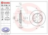 2X Disco Freno Brembo 09.5196.11 Per Peugeot 206 Hatchback (2A/C) 34Mm
