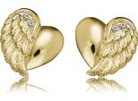 Orecchini Engelsrufer ERE-LILHEARTWING-STG Ala Di Cuore In Argento Sterling Placcata Oro
