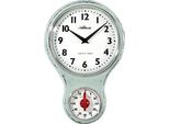 Atlanta 6124/6 Orologio Da Cucina Orologio Da Parete Cucina Al Quarzo Analogico Verde Timer Corto