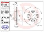 2X Disco Freno Brembo 09.B638.11 Per Mini Countryman (R60) Paceman (R61) 45Mm