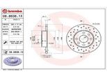 2X Disco Freno Brembo 08.8638.1X Per Opel Corsa C Hatchback (X01) 41Mm 240Mm