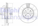 2X Disco Freno Delphi BG3516 Per Honda Accord Vi Sedan (Ck Cg Ch CF8)
