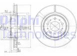 2X Disco Freno Delphi BG3418 Per Volvo V70 I (875 876) 850 Estate (855) 50Mm