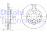2X Disco Freno Delphi BG3977 Per Honda Accord Vii Sedan (Cl Cn) 45 2Mm