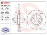 2X Disco Freno Brembo 09.9544.11 Per Honda Civic Vii Hatchback (Eu Ep Ev)