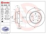 2X Disco Freno Brembo 08.5442.10 Per Bmw 7 (E32) 68Mm 300Mm