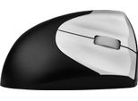 Bakker Elkhuizen Bnesrmlw Bakker Elkhuizen Handshake Mouse Wireless VS4 Mouse Ergonomico Senza Fili Nero, Argento
