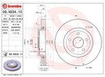 2X Disco Freno Brembo 09.N234.11 Per Jeep Grand Cherokee Iv (Wk WK2) 55Mm