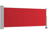 Vidaxl Tenda Laterale Estensibile 100X300 Cm Rosso