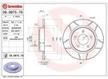 2X Brembo Disco Freno 08.9975.76 Per Mazda 5 (CR19) 3 (Bk) 3 (Bl) 5 (Cw) 41Mm