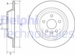 2X Disco Freno Delphi BG4804C Per Ford S-Max (Cj) Galaxy (Ck) 50 7Mm 302Mm