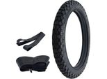 Set Pneumatico/Tubo/Nastro Per Enduro Kenda K270 2.75-19 43P Tt Per ZüNdapp Hai Simson S53 Or Anteriore 2 3/4-19