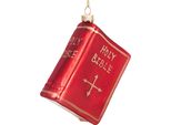 Brubaker Bibbia Rossa - Guaina Natalizia In Vetro Dipinta A Mano - Decorazione Dell'albero Di Natale Figurine Divertenti Decorazione Pendente - 9 Cm