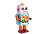 Brubaker Robot Colorato - Guaina Di Natale In Vetro Dipinta A Mano - Figure Di Decorazione Per L'albero Di Natale Divertente Decorazione Pendente Per L'albero - 12,5 Cm