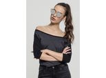 DáMské TričKo Urban Classics Donna 3/4 Contrast Raglan Tee Antracite/Nero - Xl