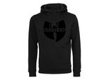 Wu-Wear Felpa Con Cappuccio Nero Con Logo Nero-Xs