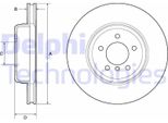 2X Disco Freno Delphi BG9159C Per Bmw Z4 Roadster (E89) 73 2Mm 348Mm