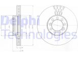 2X Disco Freno Delphi BG9062 Per Iveco Daily Vi Furgone Daily Citys Bus