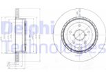 2X Disco Freno Delphi BG4287 Per Subaru Impreza Hatchback (Gr Gh G3) 63 3Mm