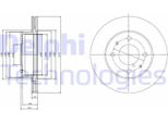 2X Disco Freno Delphi BG3946 Per Hyundai Atos (Mx) 50 8Mm 234Mm