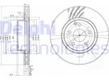 2X Disco Freno Delphi BG3756 Per MERCEDES-BENZ Classe E Modello T (S211)