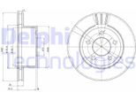 2X Disco Freno Delphi BG3533 Per Jeep Grand Cherokee I (Zj Zg) Cherokee (Xj)