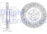 2X Disco Freno Delphi BG9876 Adatto A MERCEDES-BENZ Classe C Modello T (S203)