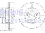 2X Disco Freno Delphi BG4269 Per Toyota Prius Liftback (NHW20_) 49 2Mm 255Mm